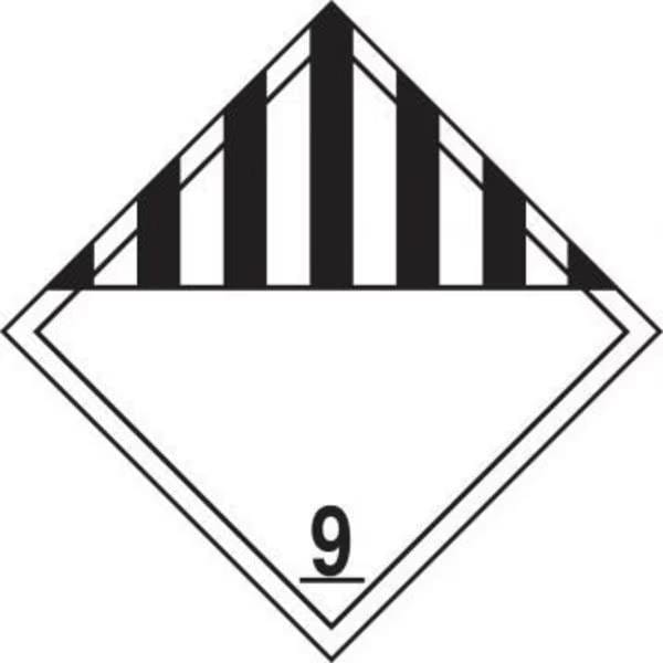 Accuform DOT PLACARD HAZARD CLASS 9 MPL901FV50 MPL901FV50 - main